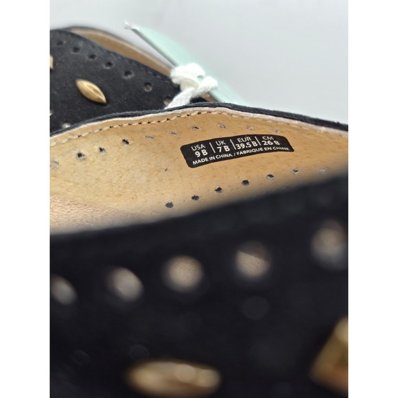 REVITALIGN Women's Kena Studded Flip-Flop Black Suede Women's Sz 9B NWOB Comfy - Picture 7 of 13